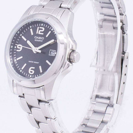 Casio Analog Quartz Black Dial LTP-1215A-1ADF LTP-1215A-1A Women's Watch