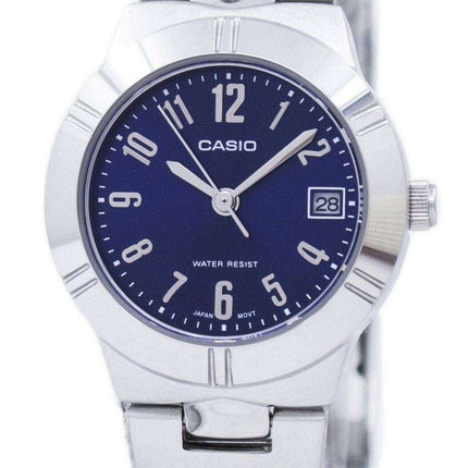 Casio Analog Quartz Blue Dial LTP-1241D-2A2DF LTP-1241D-2A2 Women's Watch