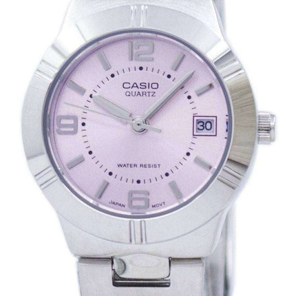Casio Enticer Analog Quartz Pink Dial LTP-1241D-4ADF LTP-1241D-4A Women's Watch