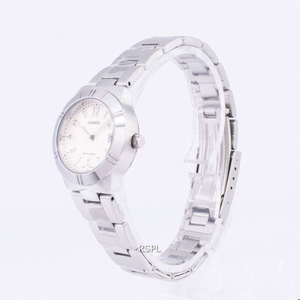 Casio Enticer Analog Quartz White Dial LTP-1241D-7A2DF LTP-1241D-7A2 Women's Watch