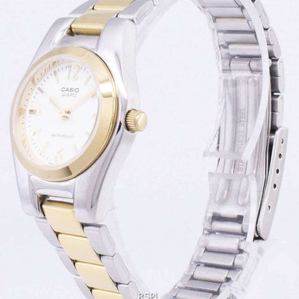 Casio Enticer Analog Quartz White Dial LTP-1253SG-7ADF LTP-1253SG-7A Women's Watch