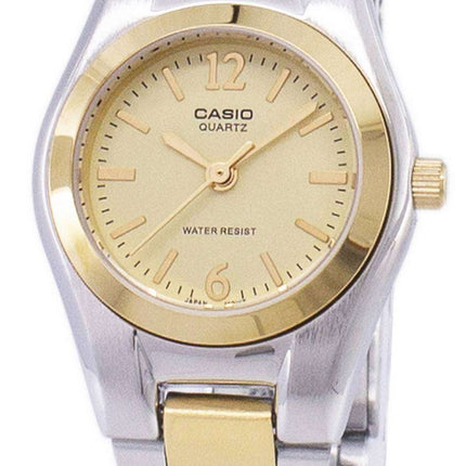 Casio Enticer Analog Quartz Gold Dial LTP-1253SG-9ADF LTP-1253SG-9A Women's Watch