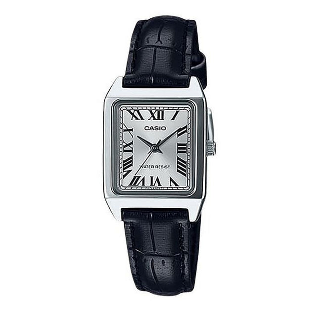 Casio Standard Analog Leather Strap Silver Dial Quartz LTP-V007L-7B1 Women's Watch