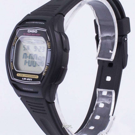 Casio Digital Alarm Chrono Illuminator LW-201-1AVDF Women's Watch