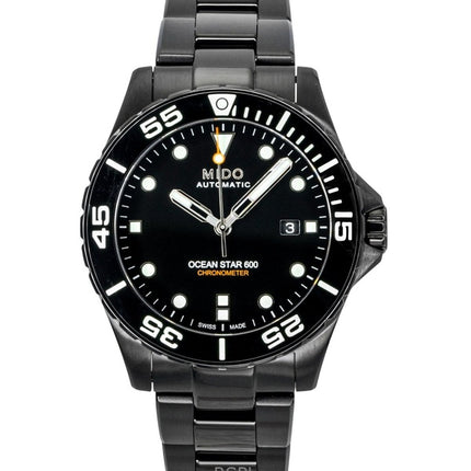 Mido Ocean Star 600 Special Edition Black Dial Automatic Diver's M026.608.33.051.00 600M Men's Watch With Extra Strap