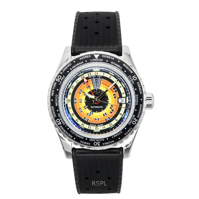 Mido Ocean Star Decompression Worldtimer GMT Automatic Diver's M026.829.17.051.00 200M Men's Watch With Extra Bracelet