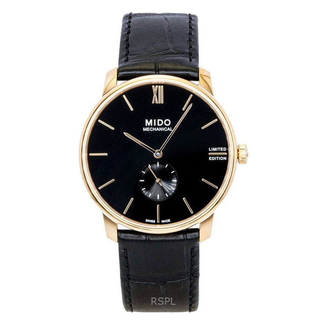 Mido Baroncelli Limited Edition Leather Black Dial Automatic M037.405.36.050.00 Men's Watch