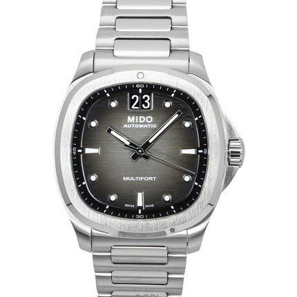 Mido Multifort TV Big Date Stainless Steel Grey Dial Automatic M049.526.11.081.00 100 100M Men's Watch