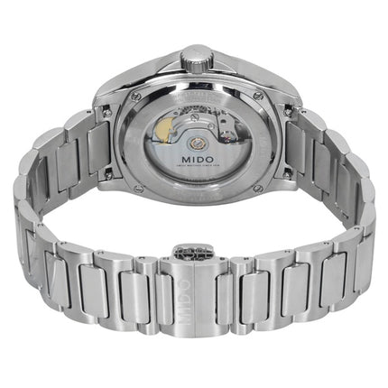 Mido Multifort TV Big Date Stainless Steel Green Dial Automatic M049.526.11.091.00 100M Men's Watch
