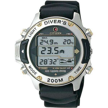 Citizen Hyper Aqualand Divers Promaster MA9004-21E MA9004 Computer Interface Watch