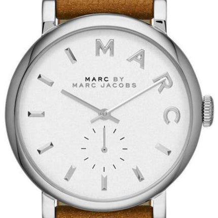 Marc By Marc Jacobs Baker White Dial Leather Band MBM1265 Women's Watch
