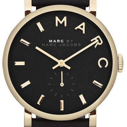 Marc By Marc Jacobs Baker Black Dial Leather Band MBM1269 Women's Watch