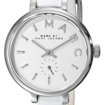 Marc By Marc Jacobs Sally White Dial White Leather Strap MBM1350 Women's Watch