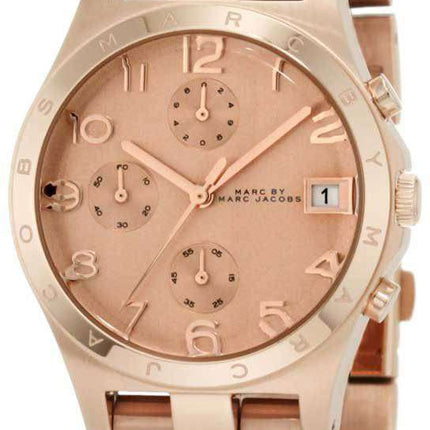 Marc By Marc Jacobs Henry Chrono Rose Gold Dial MBM3074 Women's Watch