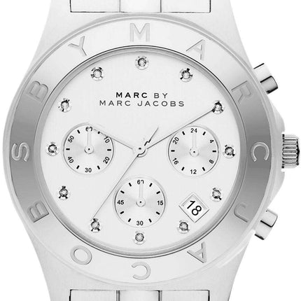 Marc By Marc Jacobs Blade Chronograph White Dial MBM3100 Women's Watch