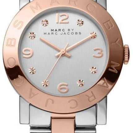 Marc By Marc Jacobs Amy Silver Dial Stainless Steel MBM3194 Women's Watch