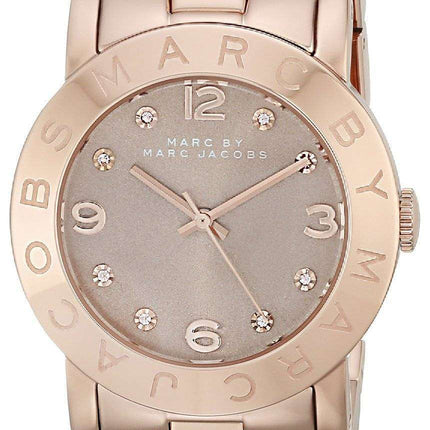 Marc By Marc Jacobs Amy Dexter Wheat Dial Rose Gold-Tone MBM3221 Women's Watch