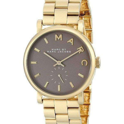 Marc By Marc Jacobs Baker Quartz Grey Dial Gold Plated MBM3281 Women's Watch