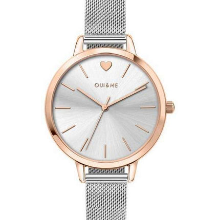 Oui & Me Amourette Silver Dial Stainless Steel Quartz ME010011 Women's Watch