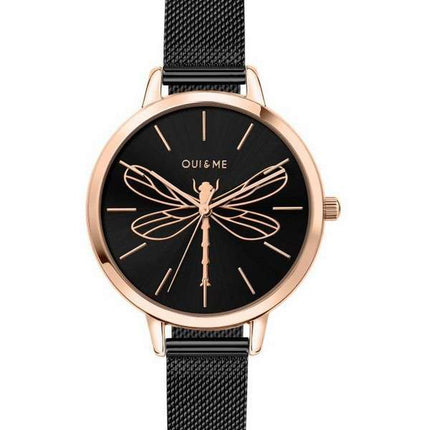 Oui & Me Amourette Black Dial Stainless Steel Quartz ME010070 Women's Watch