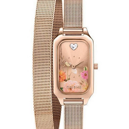 Oui  Me Finette Rose Gold Tone Stainless Steel Quartz ME010164 Womens Watch