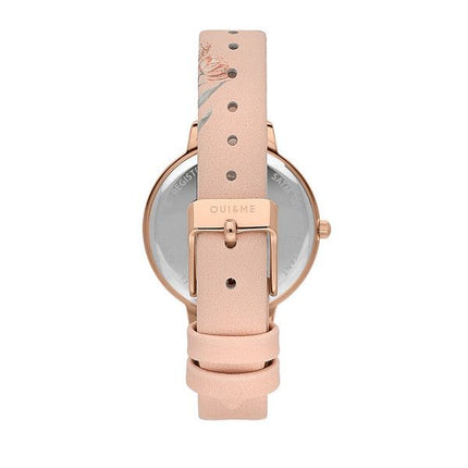 Oui & Me Fleurette Stainless Steel White Dial Quartz ME010304 Women's Watch With Extra Bracelet