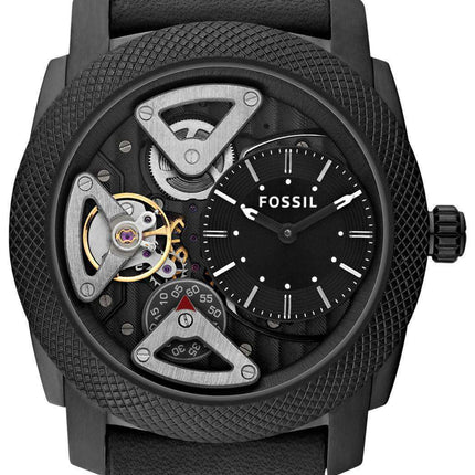 Fossil Mechanical Twist Black Leather ME1121 Men's Watch