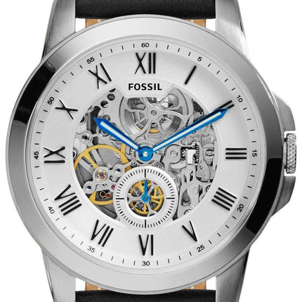 Fossil Automatic Grant Black Leather ME3053 Men's Watch