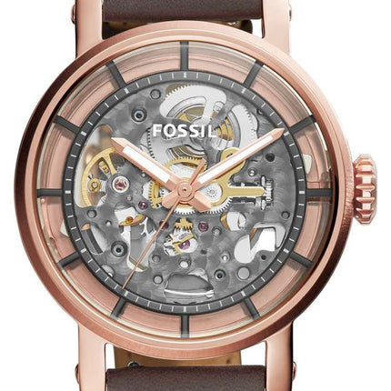 Fossil Original Boyfriend Automatic Skeleton Dial ME3089 Women's Watch