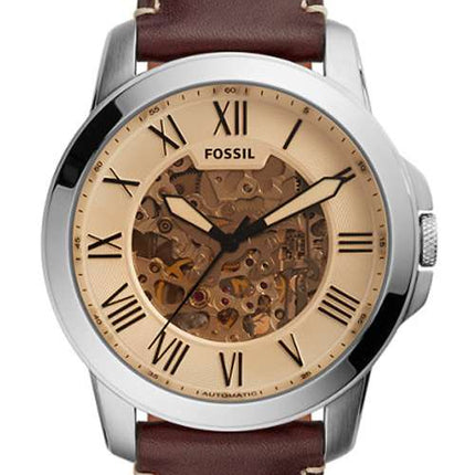 Fossil Grant Automatic Skeleton Dial ME3122 Men's Watch