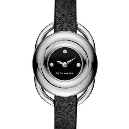 Marc by Marc Jacobs Jerrie Black Dial Leather Strap MJ1445 Women's Watch