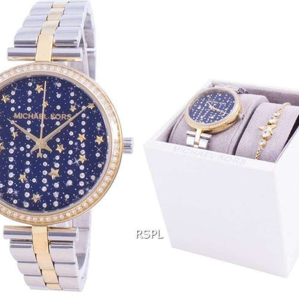 Michael Kors Maci Diamond Accents Quartz MK1021 With Gift Set Women's Watch