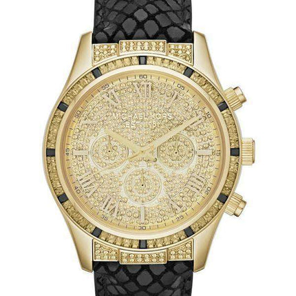 Michael Kors Layton Chronograph Crystal Pave Dial MK2310 Women's Watch