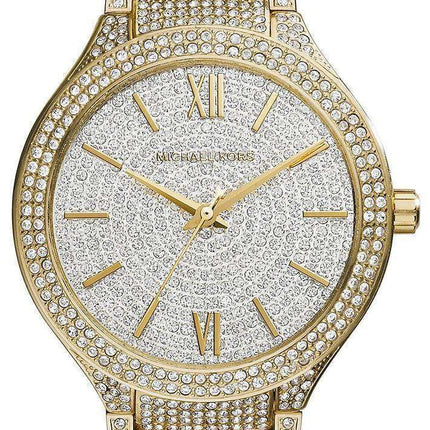 Michael Kors Kerry Crystal Pave Dial Gold Tone MK3360 Women's Watch