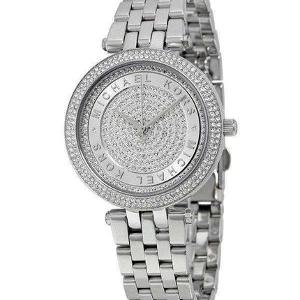 Michael Kors Mini Darci Crystal Pave Dial Stainless Steel MK3476 Women's Watch