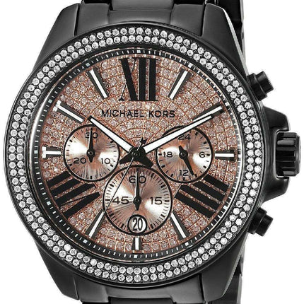 Michael Kors Everest Chronograph Rose Dial MK5879 Women's Watch