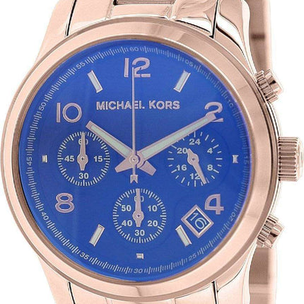 Michael Kors Runway Chronograph Navy Blue Dial MK5940 Women's Watch