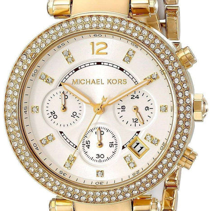 Michael Kors Parker Multi-function White Dial MK6119 Women's Watch
