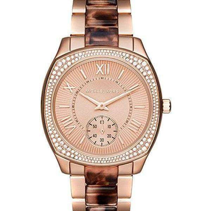 Michael Kors Bryn Rose Gold Crystals Accented MK6276 Women's Watch