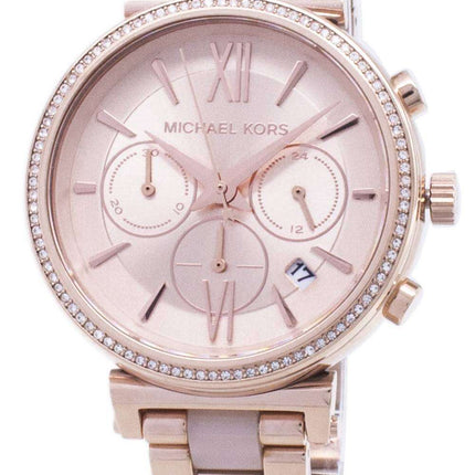 Michael Kors Sofie Chronograph Quartz Diamond Accent MK6560 Women's Watch