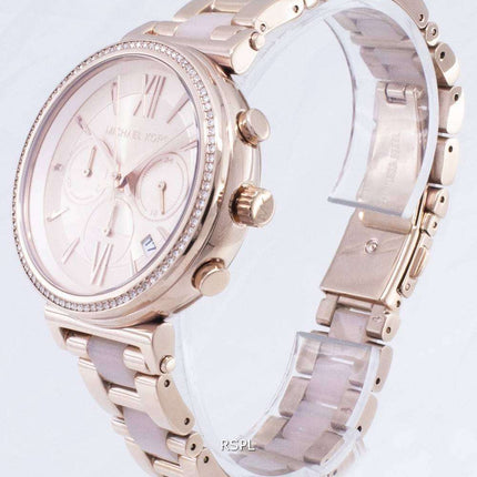 Michael Kors Sofie Chronograph Quartz Diamond Accent MK6560 Women's Watch