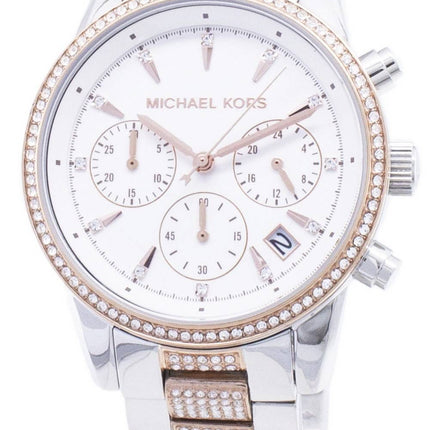 Michael Kors Ritz MK6651 Chronograph Diamond Accents Women's Watch