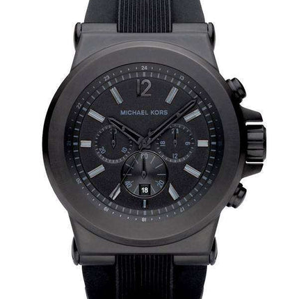 Michael Kors Black Silicone Strap  MK8152 Men's Watch