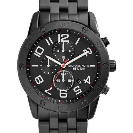 Michael Kors Mercer Chronograph Quartz Black Ion Plated MK8350 Men's Watch