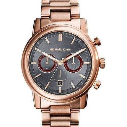 Michael Kors Pennant Rose Gold Chronograph MK8370 Men's Watch