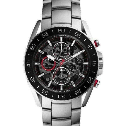 Michael Kors Jetmaster Automatic Transparent Dial MK9011 Men's Watch