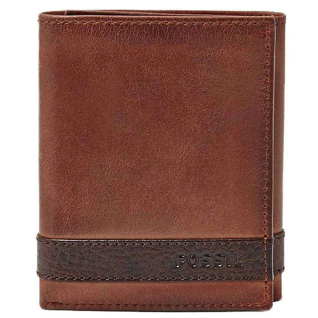 Fossil Quinn Trifold Brown ML3645200 Men's Wallet