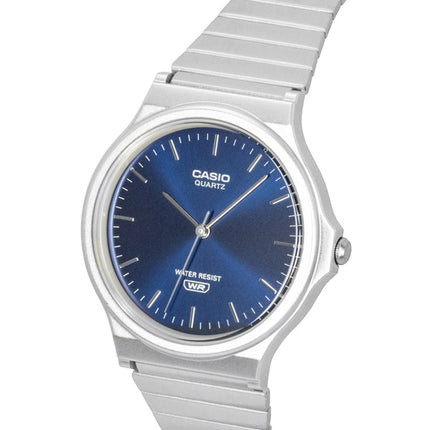 Casio Analog Stainless Steel Blue Dial Quartz MQ-24DA-2A Unisex Watch