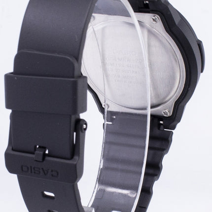 Casio Quartz Analog 100M Black Resin Strap MRW-200H-1B2VDF MRW200H-1B2VDF Men's Watch