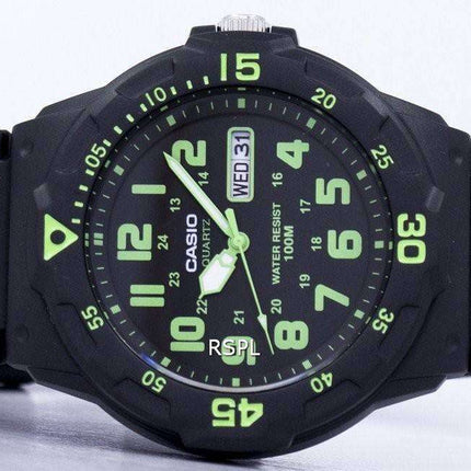 Casio Quartz Analog Black Dial MRW-200H-3BVDF MRW200H-3BVDF Men's Watch